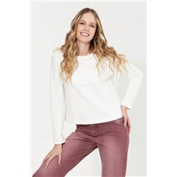Kadın Ekru Sweatshirt
