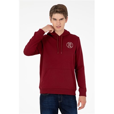 Erkek Bordo Sweatshirt