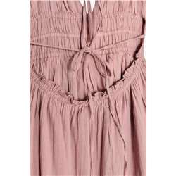 GAUZE MIDI DRESS