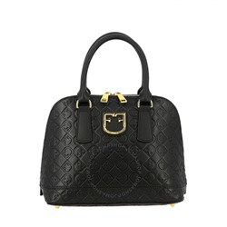 FURLANero Fantastica S Dome Leather Satchel