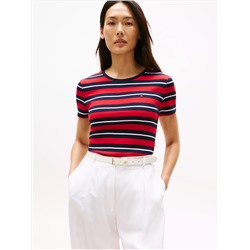 Stripe Crewneck T-Shirt