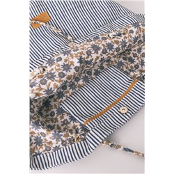 Bolso shopper canvas rayas
