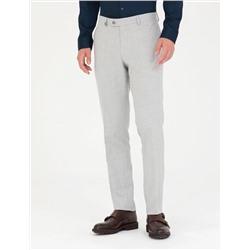 Gri Slim Fit Kumaş Pantolon
