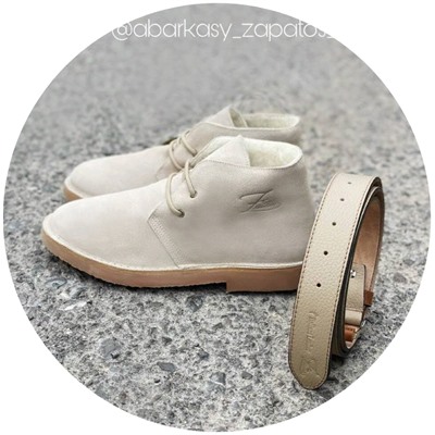 AB.Z. 3612/ Crudo+Ab.Zapatos Pelle NAPA (200-2-3) BEIG АКЦИЯ