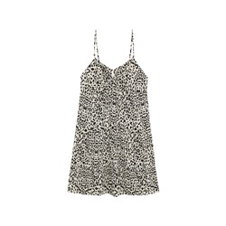 Vestido corto tirantes animal print