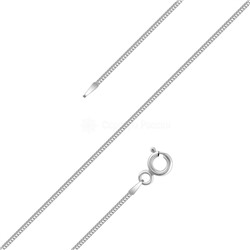 Цепь из серебра родированная - Снейк, 55 см 925 пробы 1808R020L55