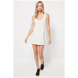 Vestido evasé Blanco