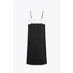 ZW COLLECTION MINIMAL SATIN DRESS