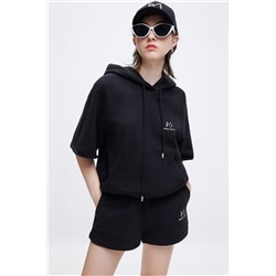 Sudadera con capucha Negro y blanco