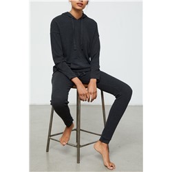 Толстовка с капюшоном Jacotte антрацитовый меланж