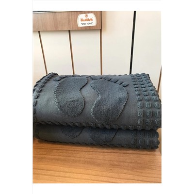 Özdilek Banyo Ayak Havlusu 2'li (ANTRASİT) 336638