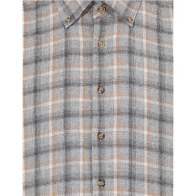Gri Slim Fit Uzun Kollu Gömlek