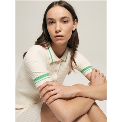 Kleid mit Polokragen