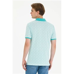 Erkek Mint Polo Yaka Tişört