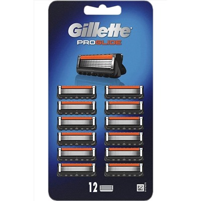 Gillette, Fusion5 Proglide Yedek Erkek Tıraş Bıçağı 12'li