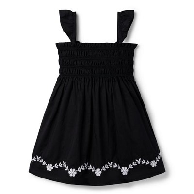 THE EMILY EMBROIDERED SMOCKED SUNDRESS