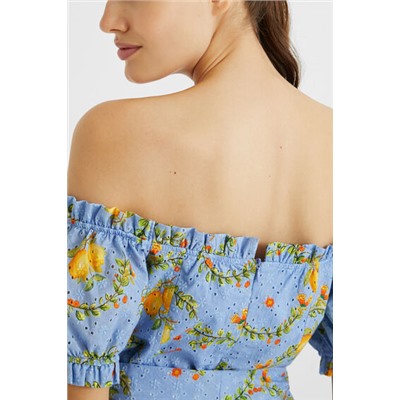 Vestido corto limones
