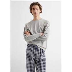 Pijama dos piezas largo cuadros -  Niño | MANGO OUTLET España