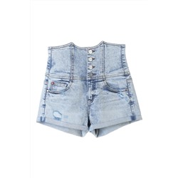 Short vaquero Azul claro