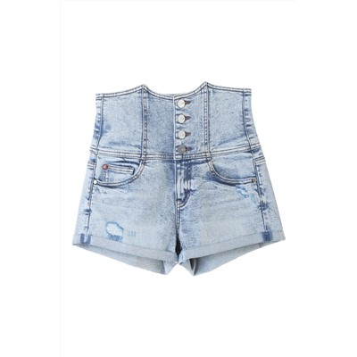Short vaquero Azul claro