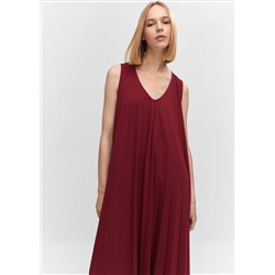Vestido midi plisado