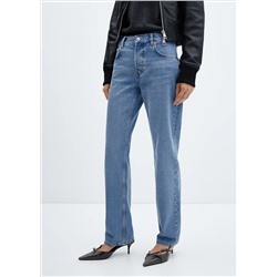 Jeans rectos tiro medio