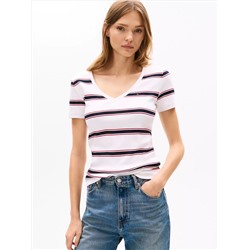 V-Neck Stripe Favorite T-Shirt