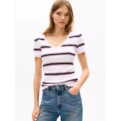 V-Neck Stripe Favorite T-Shirt