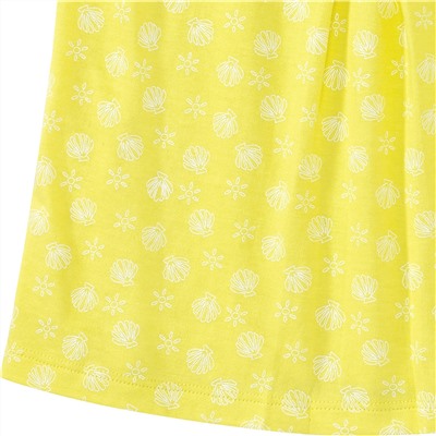 Baby Top mit Muschel-Allover
