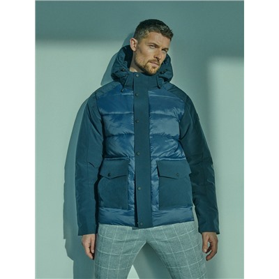 Jacke aus Materialmix