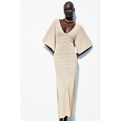 POINTELLE KNIT MAXI DRESS