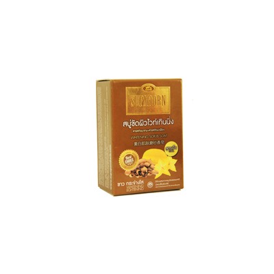 Осветляющее мыло-скраб Supaporn с тамариндом и карамболой 100 гр/Supaporn whitening scrub soap 100 gr