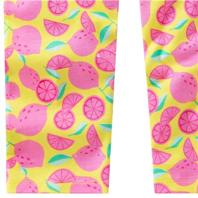 Mädchen Capri-Leggings mit Früchten allover