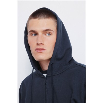 Sudadera capucha cremallera