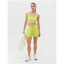 Yeşil Regular Fit Örme Şort