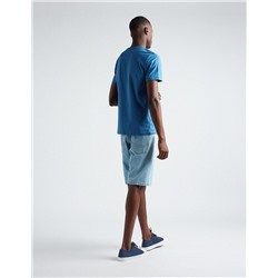 Denim Shorts, Men, Light Blue