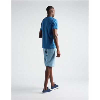 Denim Shorts, Men, Light Blue