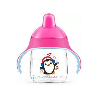 Avent Tasse Anti Fuite Rose 12m+ 260ml