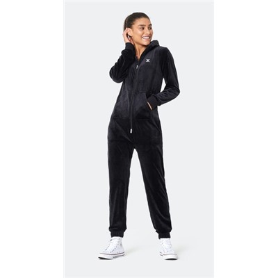 ORIGINAL VELVET JUMPSUIT BLACK