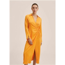 Vestido camisero lyocell -  Mujer | MANGO OUTLET España