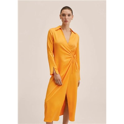 Vestido camisero lyocell -  Mujer | MANGO OUTLET España