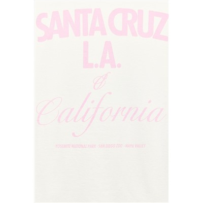 SWEATSHIRT WITH SLOGAN PATCHES