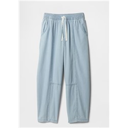 Kids High Rise Pull-On Barrel Pants