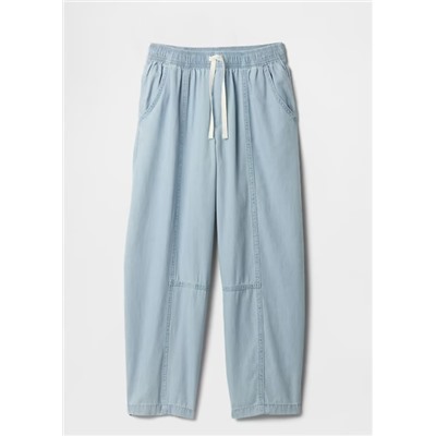 Kids High Rise Pull-On Barrel Pants