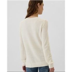 Textured Crewneck Sweater