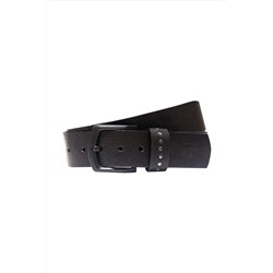 Bad Bear, Dowel Belt Siyah Deri Erkek Kemer