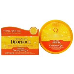 DEOPROCE PREMIUM CLEAN &amp; DEEP COENZYME Q10 CLEANSING CREAM Очищающий крем для лица с коэнзимом Q10 300г