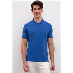Erkek Saks Basic Polo Yaka Tişört