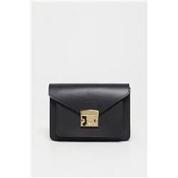 Bandolera de piel Vic Negro