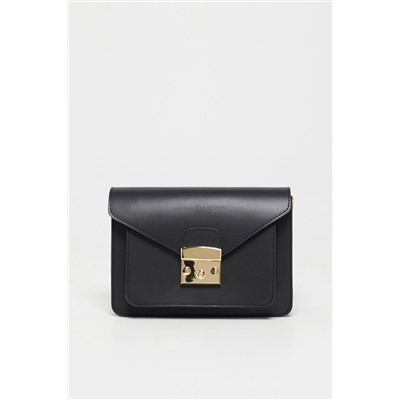 Bandolera de piel Vic Negro
